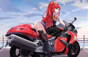 Elly Red Motorcycle - Therrao