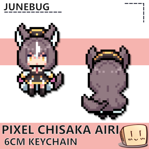 JNE-KC-07 Pixel Airi Keychain - Junebug - Store Image
