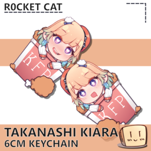 Takanashi Kiara Keychain - R0cket Cat