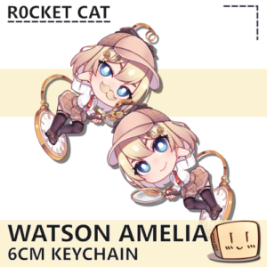 Watson Amelia Keychain - R0cket Cat