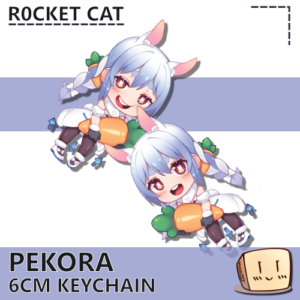 Pekora Keychain - R0cket Cat