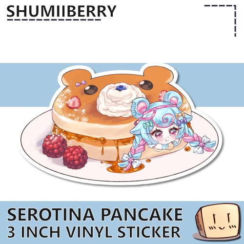 SER-S-03 Serotina Pancake Sticker - shumiiberry - Store Image