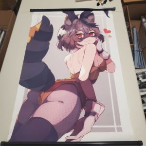 Snuffy Bunny Girl Wallscroll - Pooch