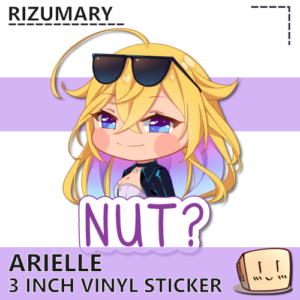 Arielle Nut? Sticker - Rizumary