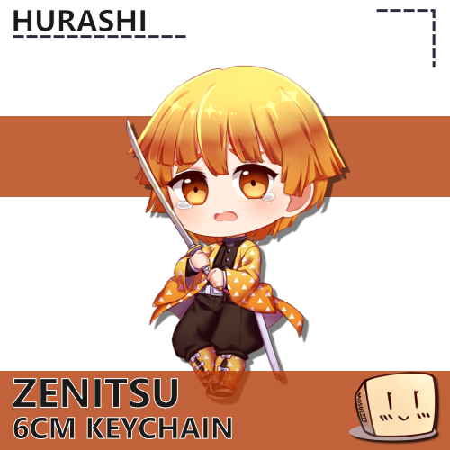 FPS-KC-HUR-57 Zenitsu Keychain - Hurashi