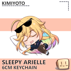 Sleepy Arielle Keychain - Kimiyoto