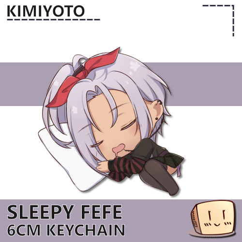 KY-SLP-KC-16 Sleepy Fefe Keychain - Kimiyoto - Store Image