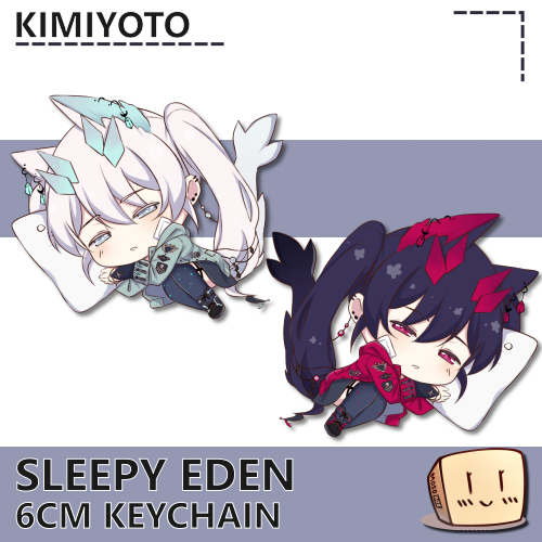 KY-SLP-KC-17 Sleepy Eden Keychain - Kimiyoto - Store Image