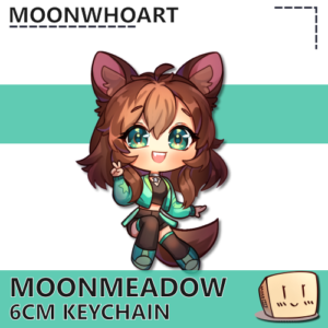 Moonmeadow Peace Keychain - Moonwhoart