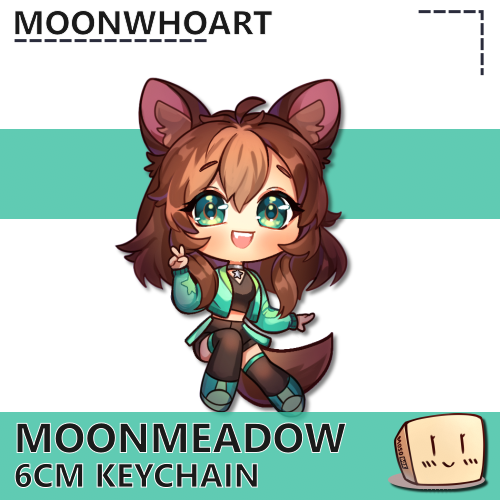 MOO-KC-01 Moonmeadow Peace Keychain - Moonwhoart - Store Image