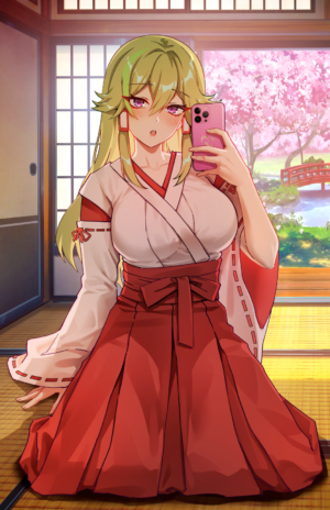 Shinobu Shrine Maiden - Reine