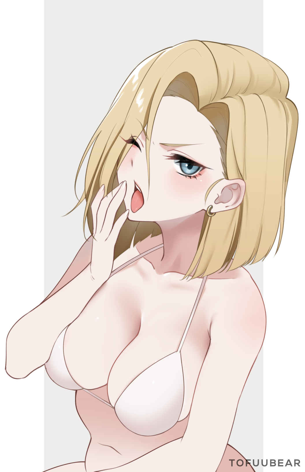 TOF-A-55 Android 18 Yawn - TofuuBear