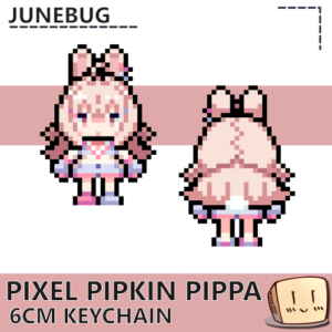 Pixel Pipkin Pippa Keychain - Junebug