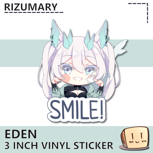 EDE-FPS-S-01 Eden Smile Sticker - Rizumary - Store Image