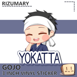 Gojo Yokatta Sticker - Rizumary