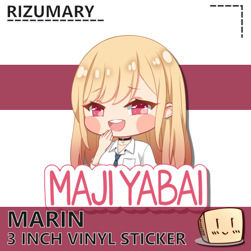 FPS-S-RIZ-05 Marin Maji Yabai Sticker - Rizumary