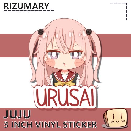 FPS-S-RIZ-07 Juju Urusai Sticker - Rizumary