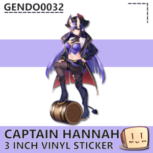 Captain Hannah Sticker - gendo0032