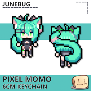 Pixel Momo Keychain - Junebug