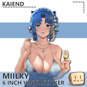 Miilky Dinner Bust Sticker - Kaiend