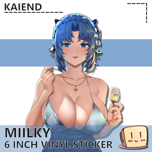 MII-S-01 Miilky Dinner Bust Sticker - Kaiend