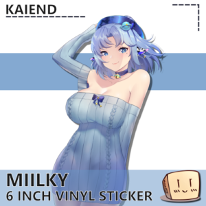 Miilky Starlight Bust Sticker - Kaiend