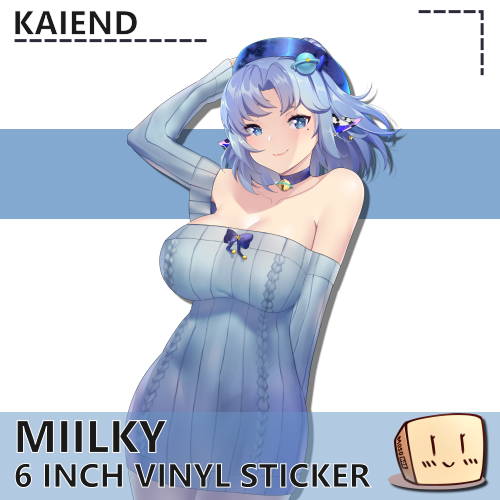 MII-S-03 Miilky Starlight Bust Sticker - Kaiend