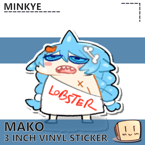 MIN-S-03 Mako Sticker - Minkye