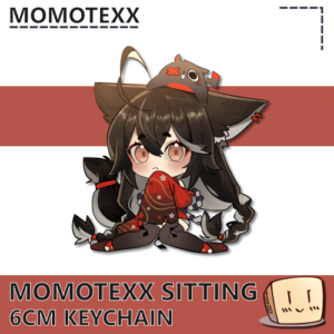 Momotexx Sitting Keychain - Momotexx