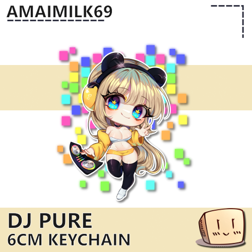 PUR-KC-02 DJ Pure Keychain - AmaiMilk69 - Store Image