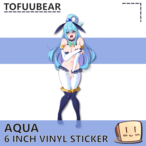 TOF-S-01 Aqua Sticker - TofuuBear - Store Image