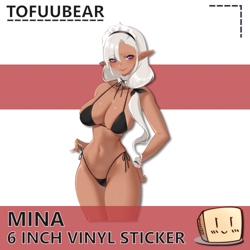 TOF-S-10 Mina Sticker - TofuuBear - Store Image