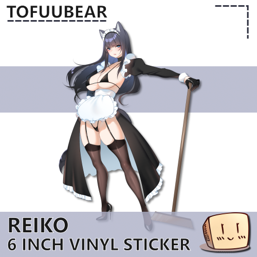 TOF-S-15 Reiko Maid Sticker - TofuuBear - Store Image