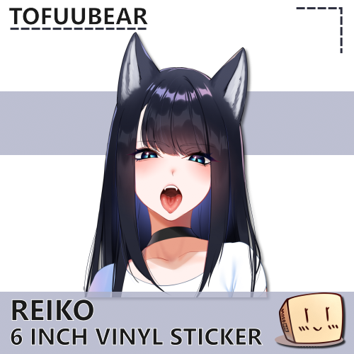 TOF-S-17 Reko Mouth Sticker - TofuuBear Cropped - Store Image