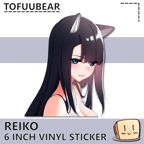 TOF-S-22 Reiko Sticker - TofuuBear Cropped - Store Image