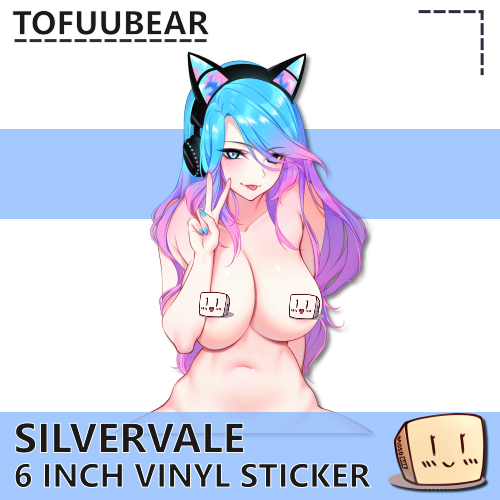 TOF-S-29 Silvervale NSFW Sticker - TofuuBear Cropped - Censroed