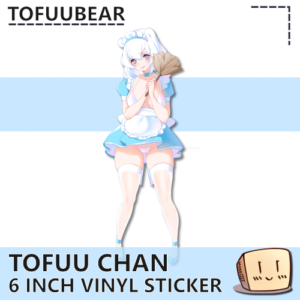 Tofuu Chan Maid Sticker - TofuuBear