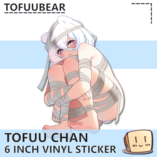 TOF-S-35 Tofuu Chan Mummy Sticker - TofuuBear - Store Image