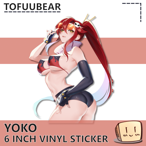 TOF-S-40 Yoko Sticker - TofuuBear - Store Imaeg