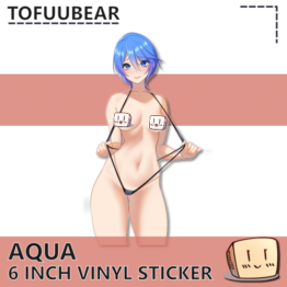 Aqua NSFW Sticker - TofuuBear