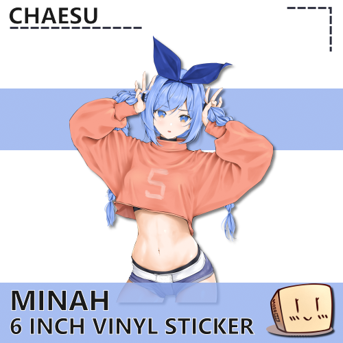 CHS-S-01 Minah Braids Sticker - Chaesu - Store Image