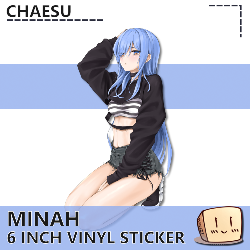 CHS-S-02 Goth Minah Sticker - Chaesu - Store Image