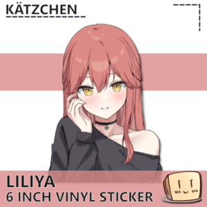 Loose Sweater Liliya Sticker - Katzchen