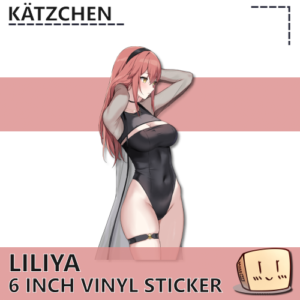 High-leg Leotard Liliya Sticker - Katzchen