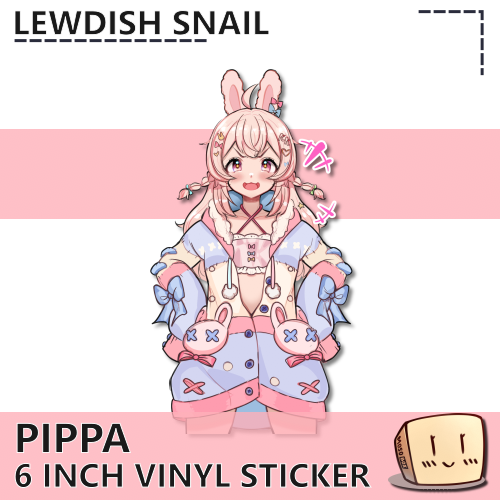 LEW-S-01 No Pip-Pants, No Pip-Panties Sticker - Lewdish Snail - Store Image