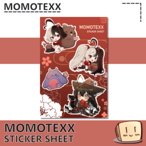 Momotexx Sticker Sheet - Momotexx