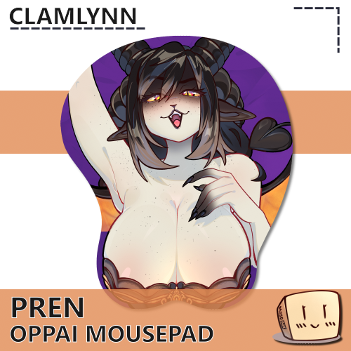 PRE-OPMP-01 Pren Oppai Mousepad - Clamlynn - Store Image