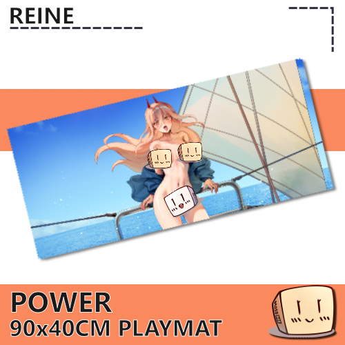 REI-PM-02 Power Bikini Playmat NSFW - Reine - Censored