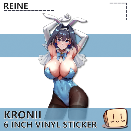 REI-S-14 Bunny Girl Kronii Sticker - Reine - Store Image