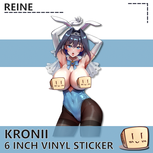 REI-S-15 Bunny Girl Kronii Sticker NSFW - Reine - Censored